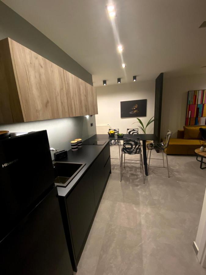 Vyron 1 Elegance Apartment เนอา มิคานิโอนา ภายนอก รูปภาพ